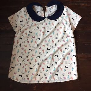 ModCloth cat collar shirt